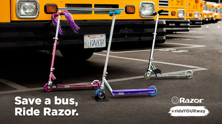 Save a Bus, Ride a Razor