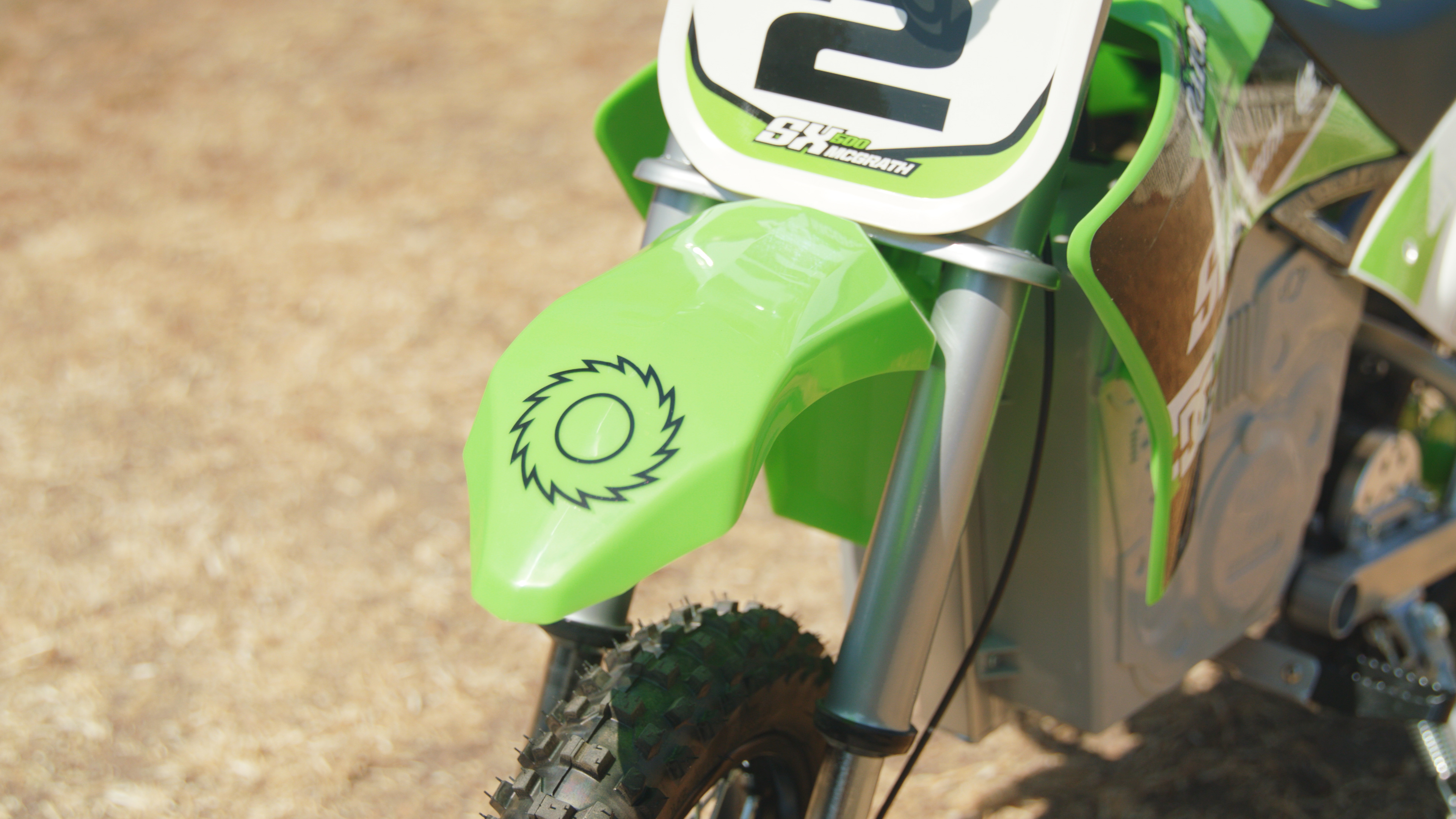 razor dirt bike green