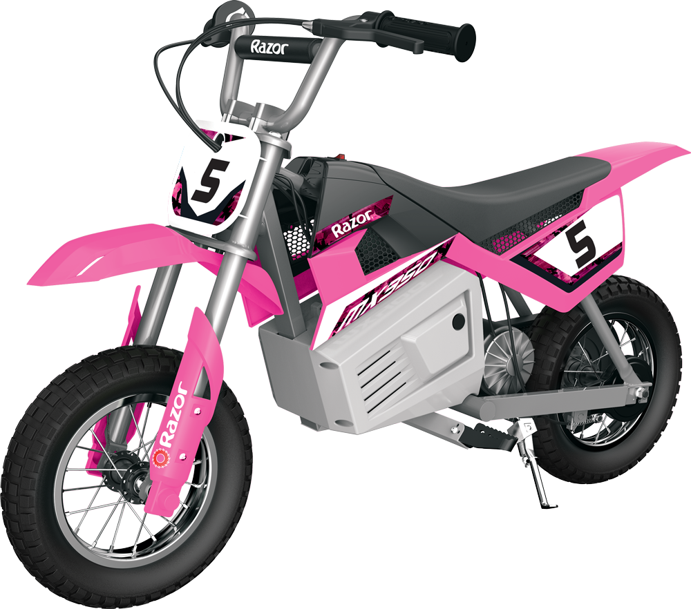 pink motocross bike
