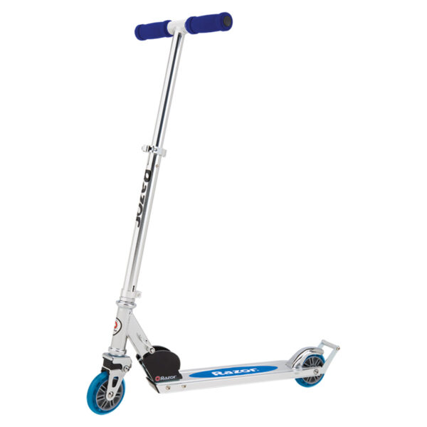 A Kick Scooter in Blue