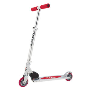 A Kick Scooter in Red