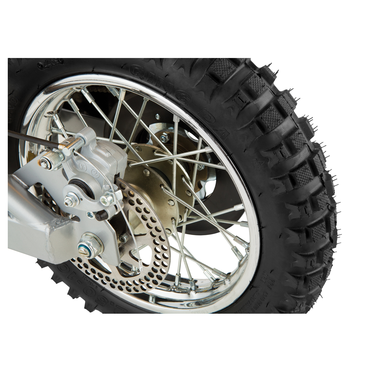 MX650 in yellow back wheel