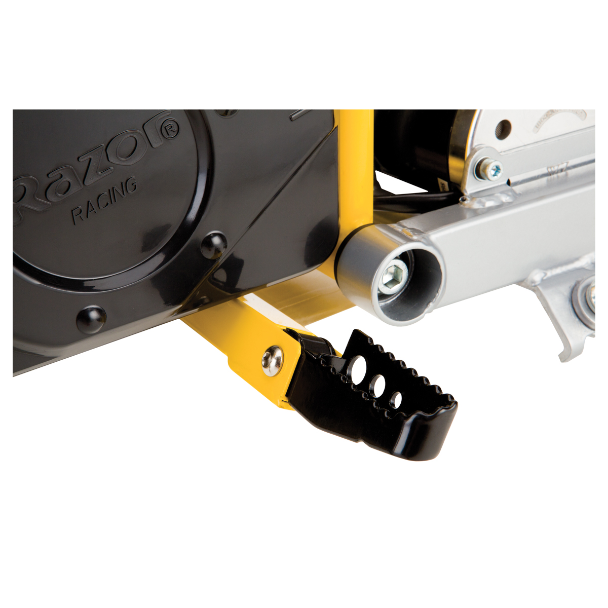 MX650 in yellow front peg