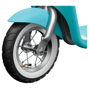 PocketMod Petite in blue front wheel