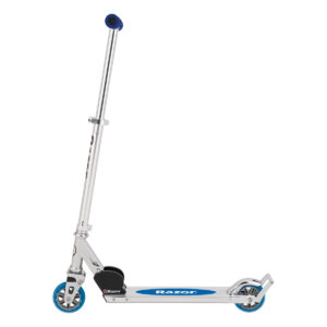 A2 Scooter side view in blue