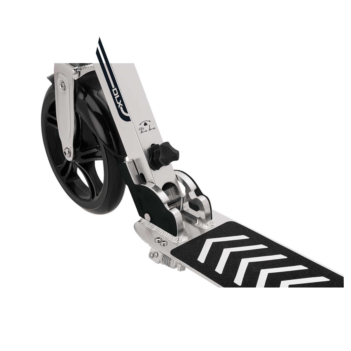 A5 DLX Scooter knob in silver