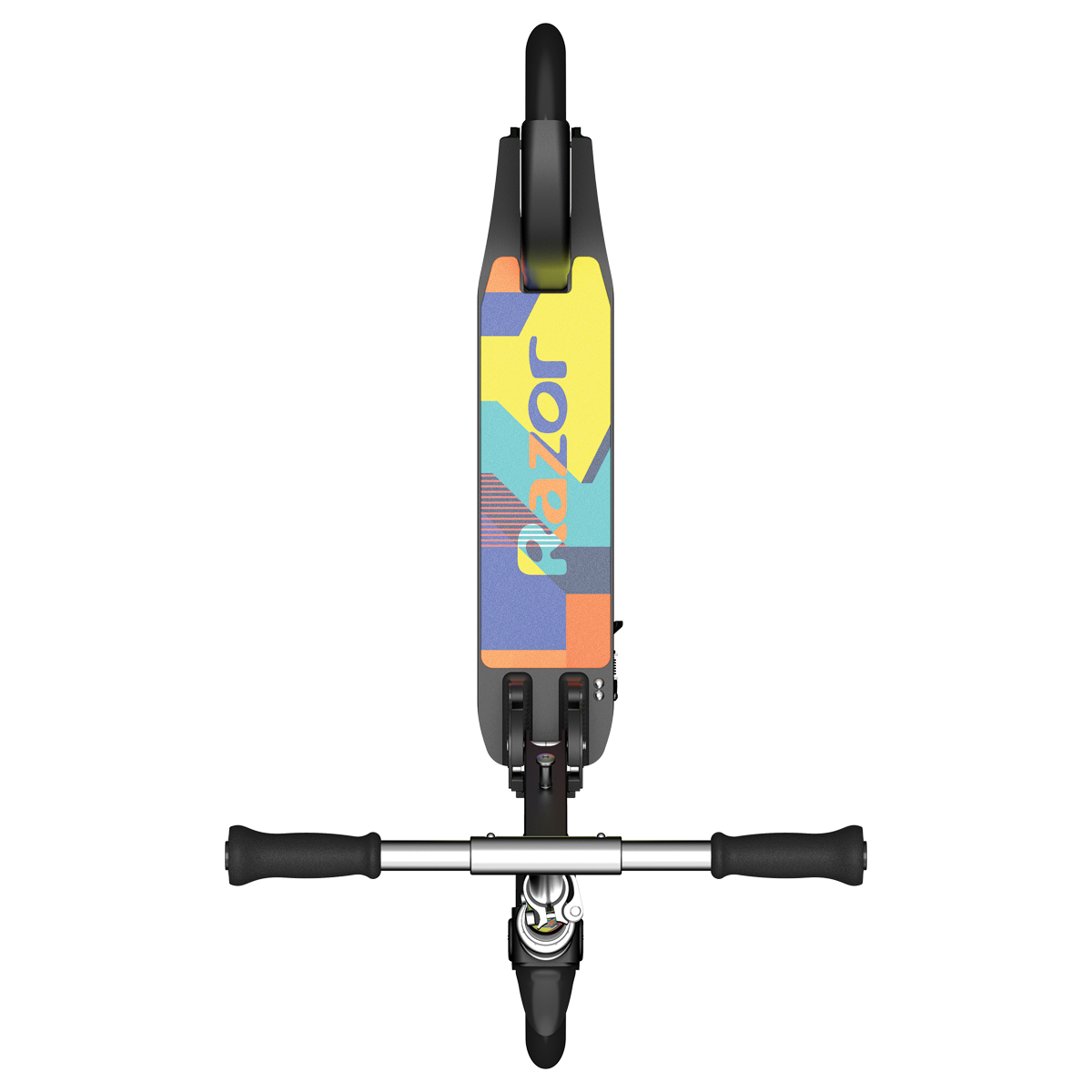 A5 Lux Lightup Scooter top view in green