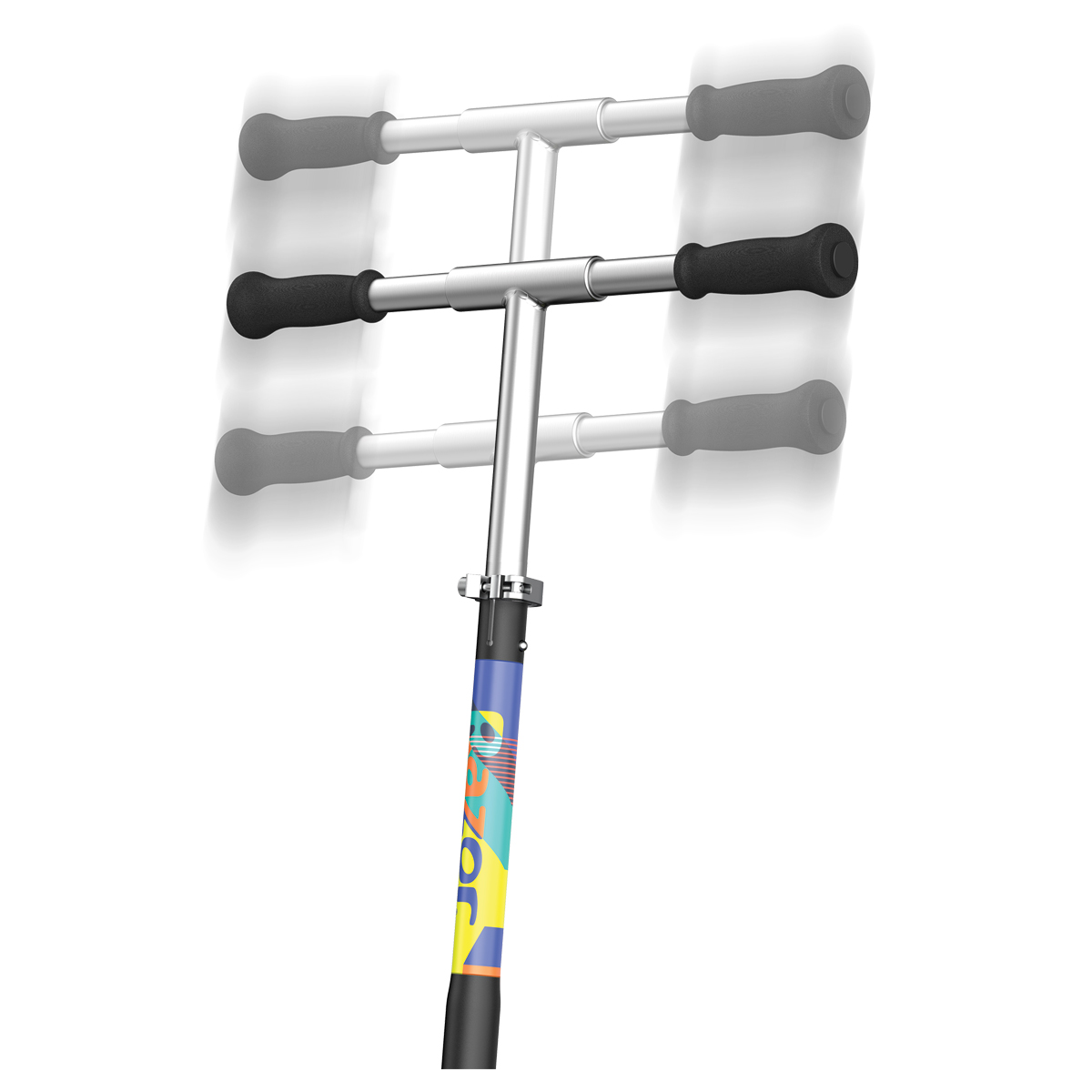 A5 Lux Lightup Scooter handlebars in green