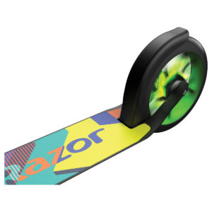 A5 Lux Lightup Scooter rear wheel in green