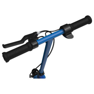 Black Label E100 Scooter handlebar in blue