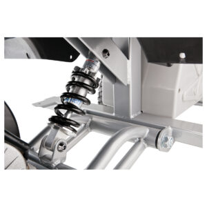 DirtQuad in red suspension