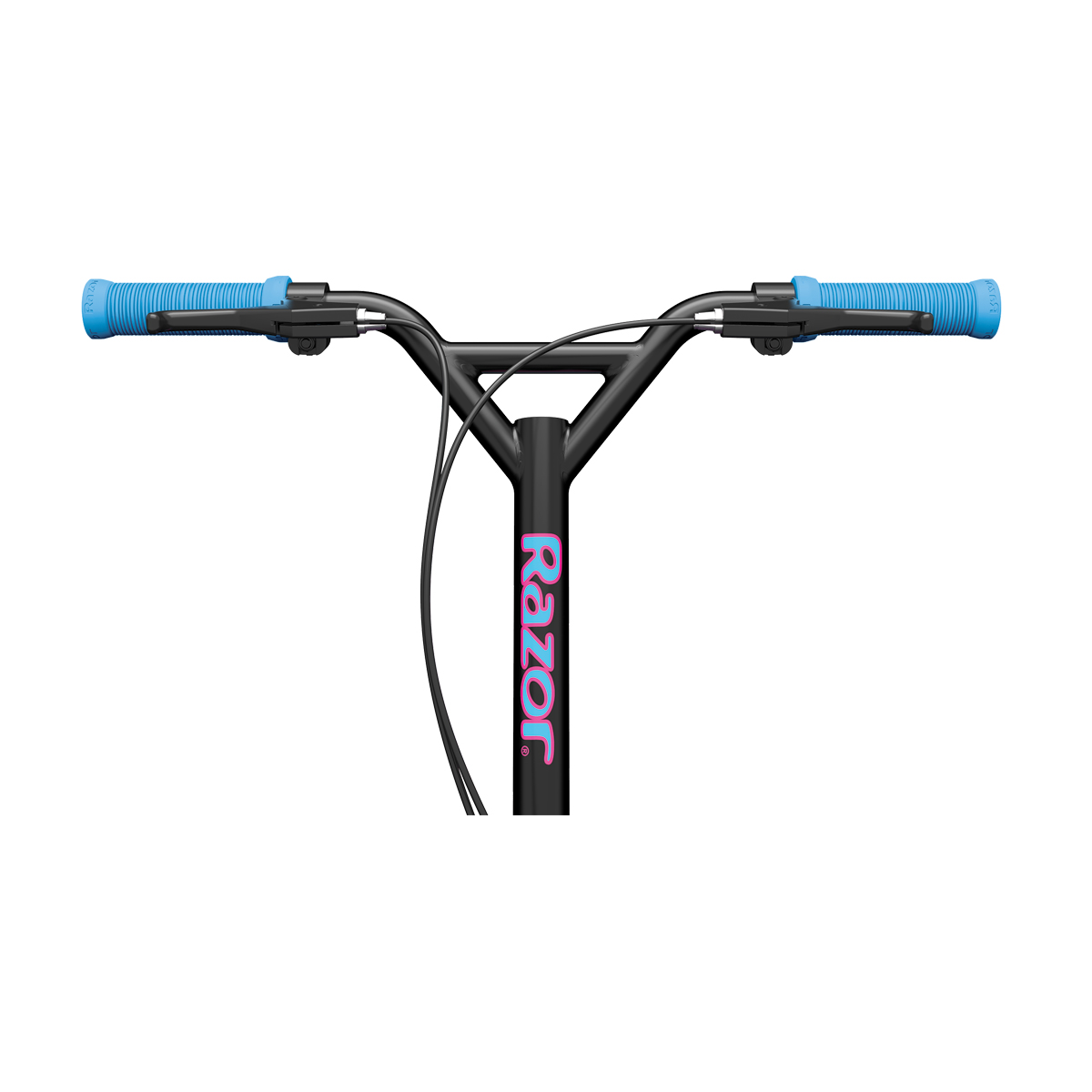 Flashback scooter in blue handlebar