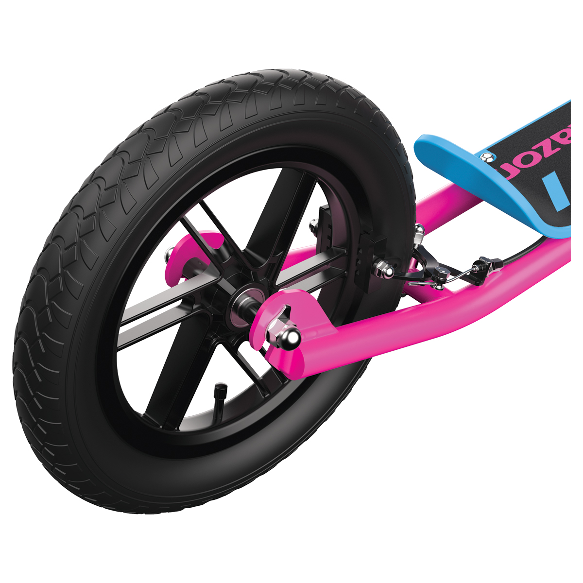 Flashback scooter in pink rear wheel