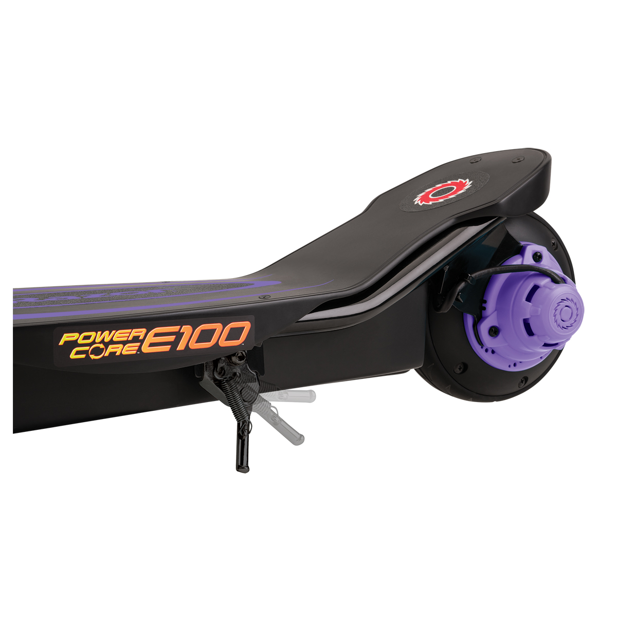 PowerCore E100 in purple kick stand