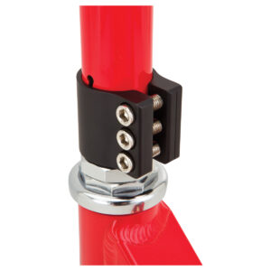 RDS Scooter in red clamp