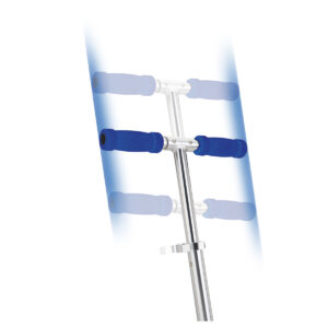 Spark scooter in blue handlebars