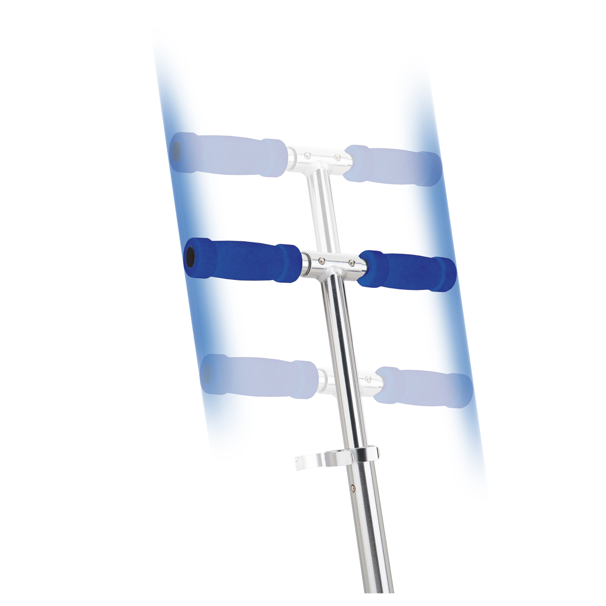 Spark scooter in blue handlebars