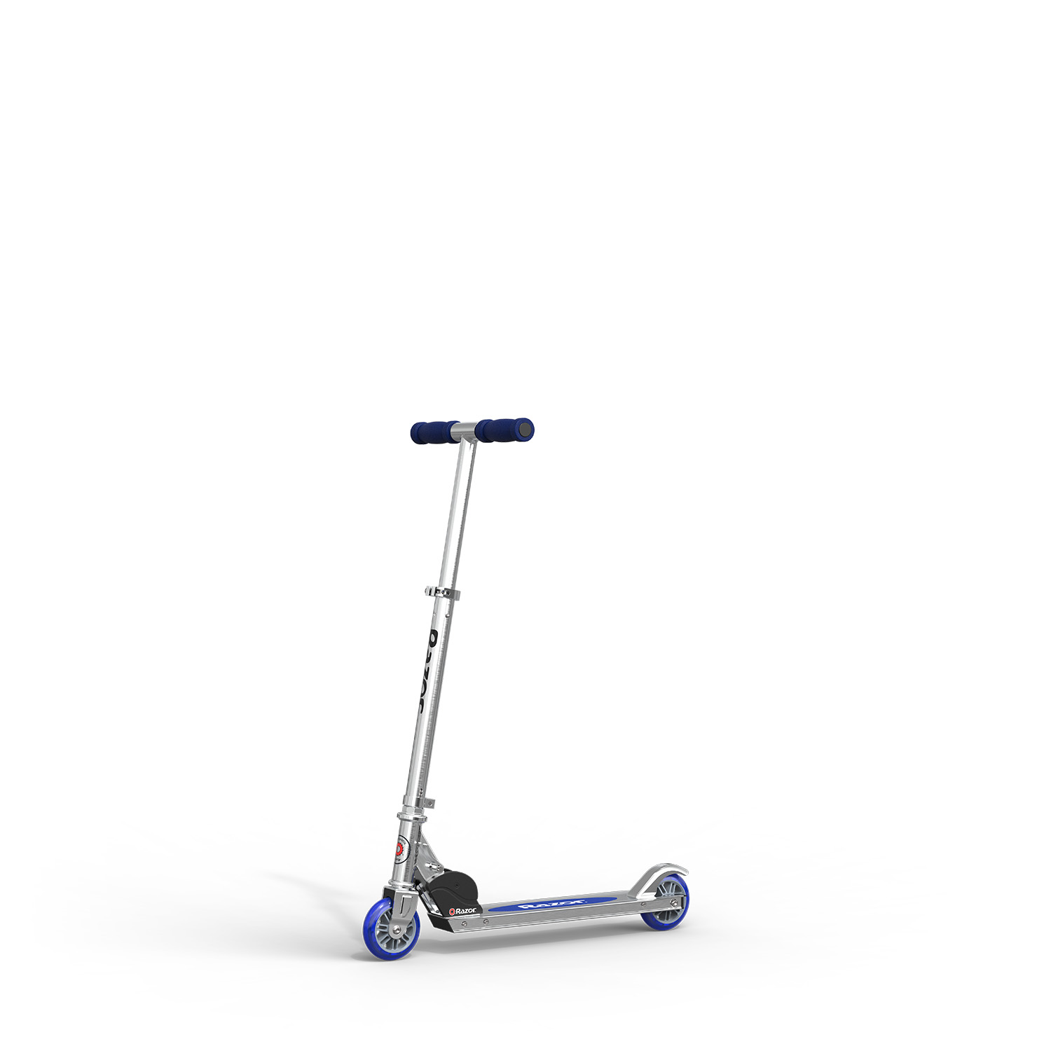 A Kick Scooter in Blue