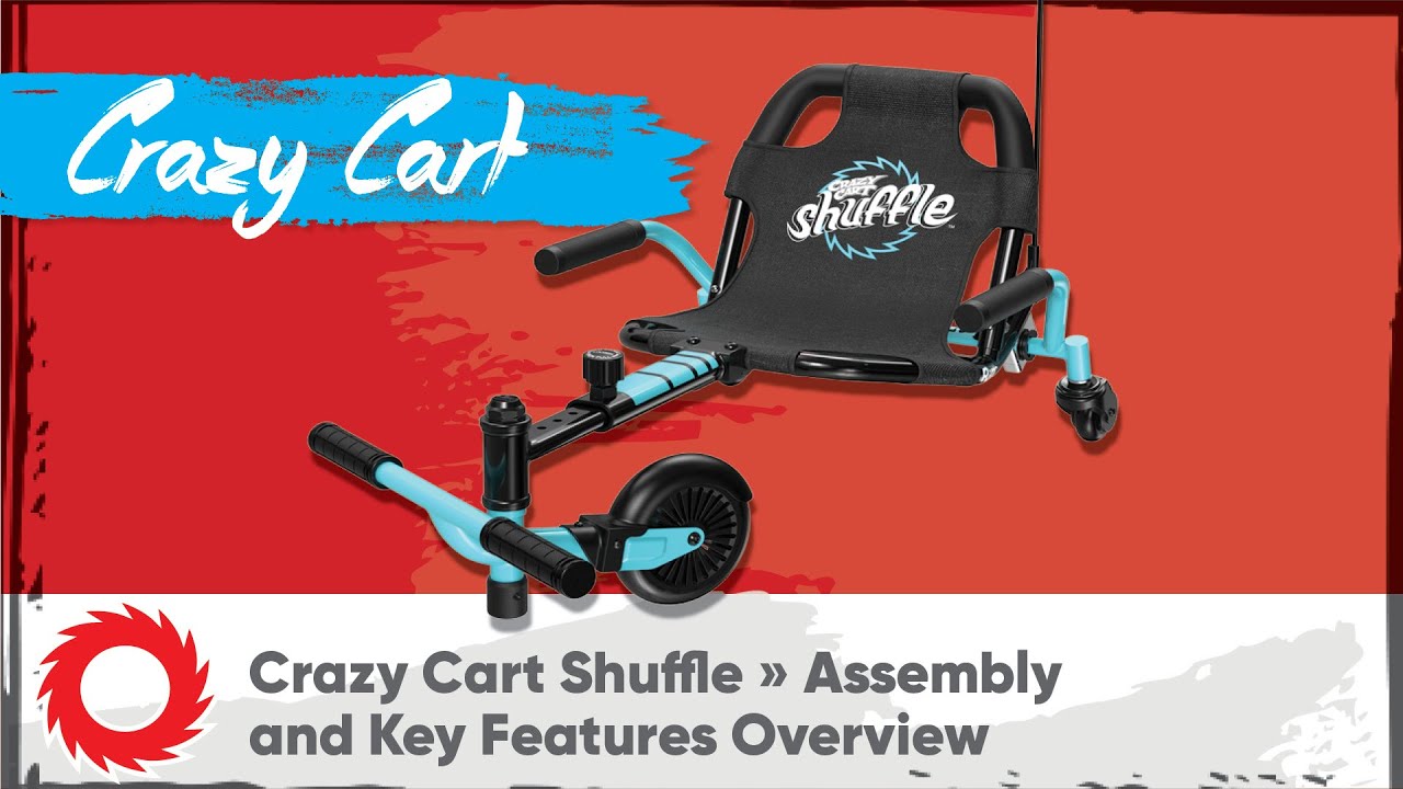 Crazy Cart Shuffle: Kid-Powered Drifting Go Kart. Assembly & Features Overview