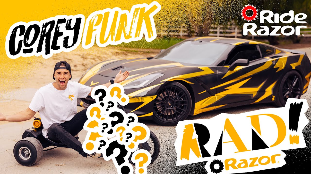 We Surprise Corey Funk with a Custom Razor Drift Trike